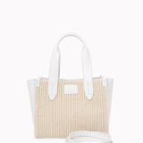 Mini Wicker Bag White